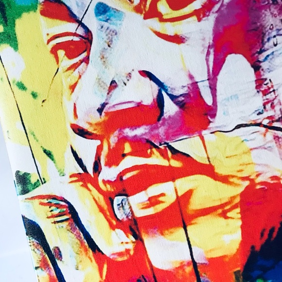 Martin Luther King colorful painting canvas print wall art size 12x14 - Picture 4 of 6